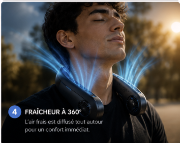 🌬️ Fraîcheur à 360°